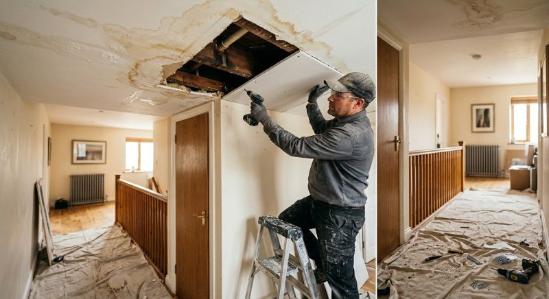 Attic Water Damage Repair in Katy, TX