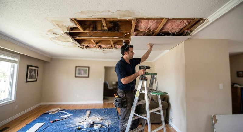 Water Damage Ceiling Repair in Denver, CO